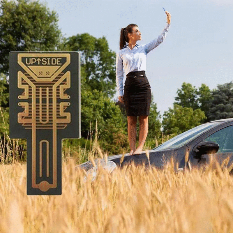 Amplificador de señal de teléfono móvil color dorado, ideal para mejorar la cobertura en edificios, vehículos, montañas o ascensores | Zorby