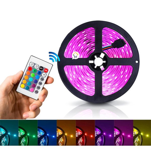 Cinta led RGB 5 metros para decoración de interiores